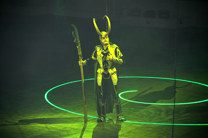  漫威宇宙奇蹟真人秀舞台現場（Marvel Universe LIVE）首映之夜